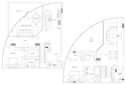 Floorplan at Glass House by Windsor